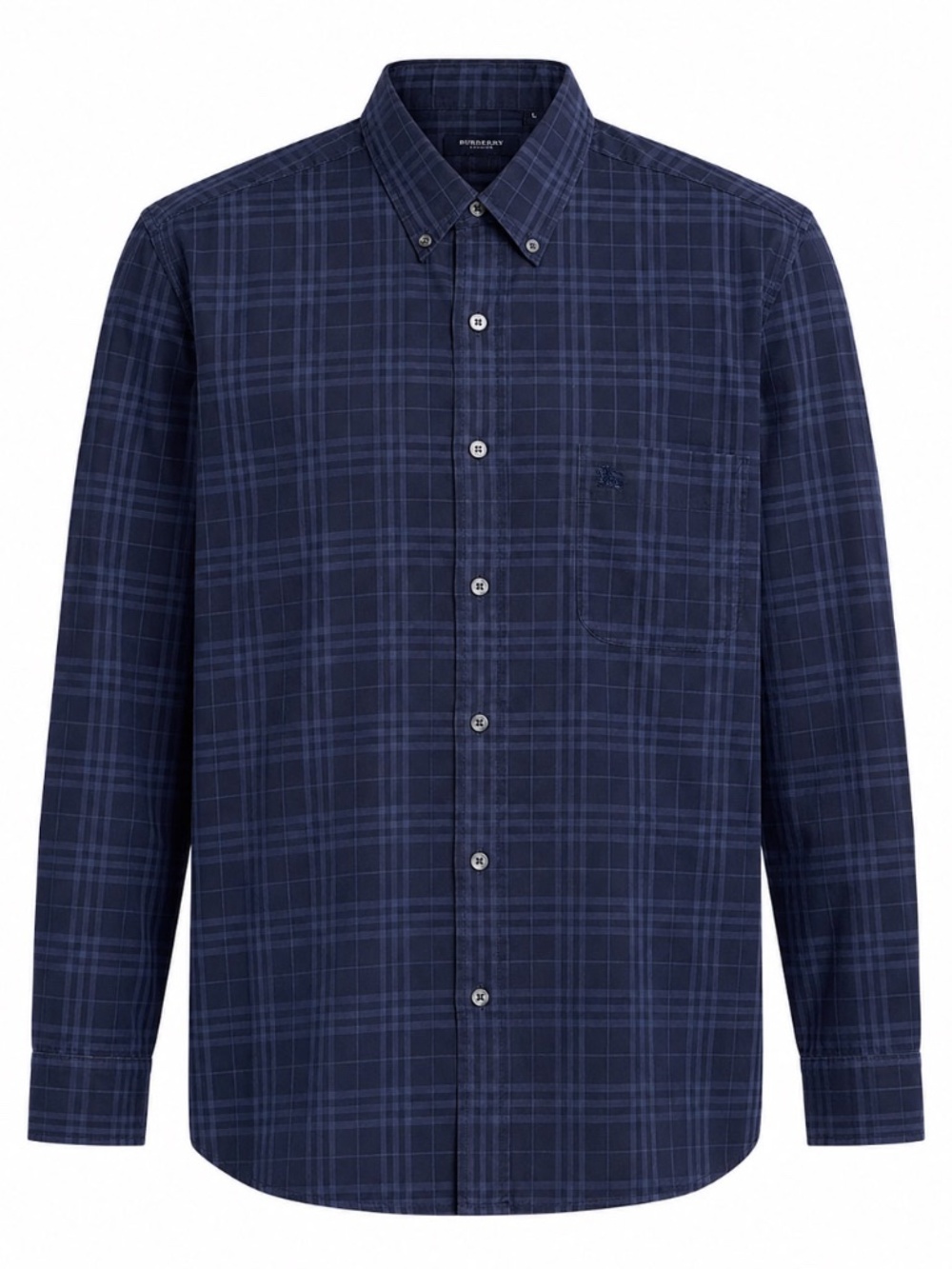 Burberry Men’s traditional fit plaid shirt Size Large